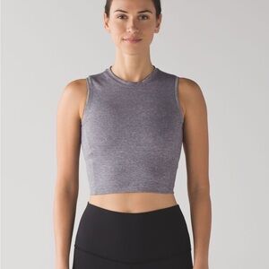Gray Lululemon Short Stop Tank
